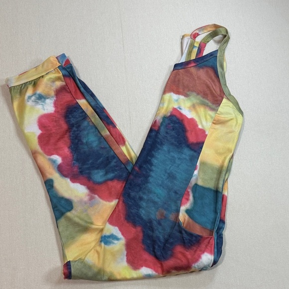 Colorful Women's Jeans Overalls - Picture 4 of 9